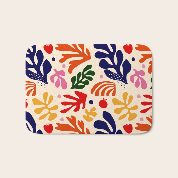 matisse pattern Bath Mat Gallery Image 1