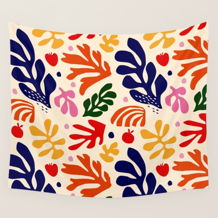 matisse pattern Wall Tapestry Gallery Image 4