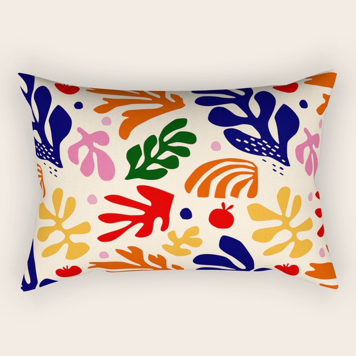 matisse pattern Rectangular Pillow Gallery Image 1