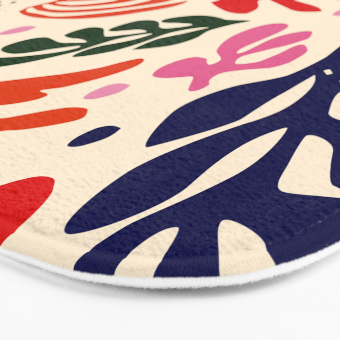 matisse pattern Bath Mat Gallery Image 3