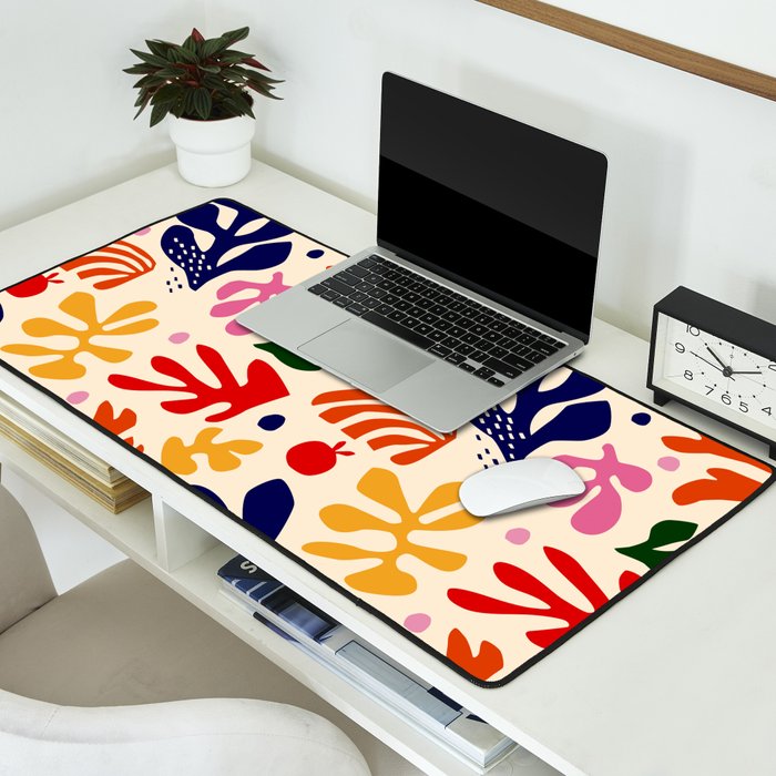matisse pattern Desk Mat Gallery Image 2