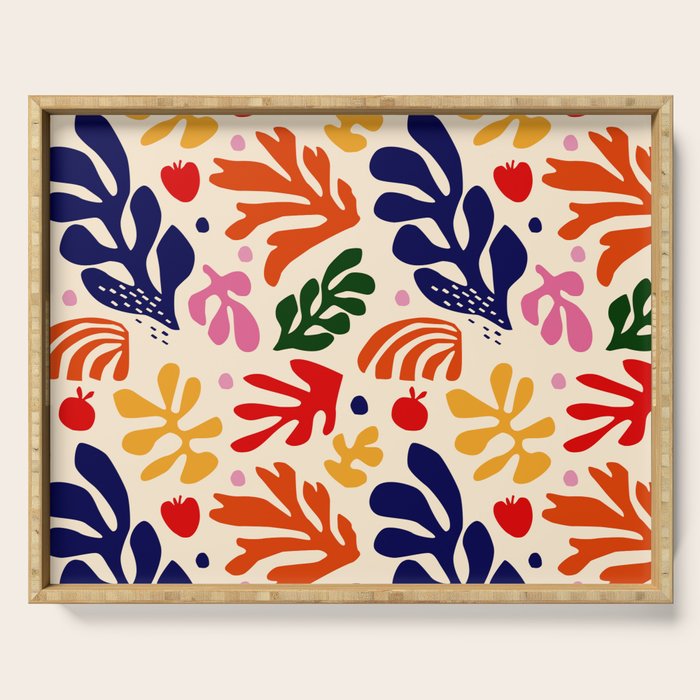 matisse pattern Serving Tray Gallery Image 1
