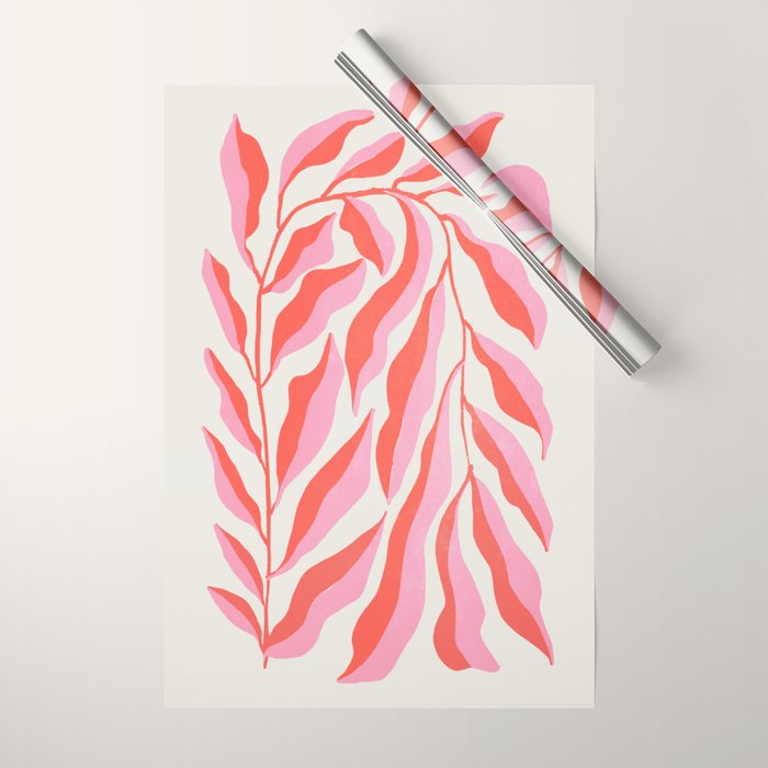Ferns: Peach Matisse Edition Wrapping Paper Gallery Image 1