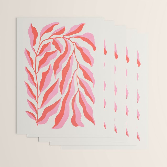 Ferns: Peach Matisse Edition Wrapping Paper Gallery Image 3