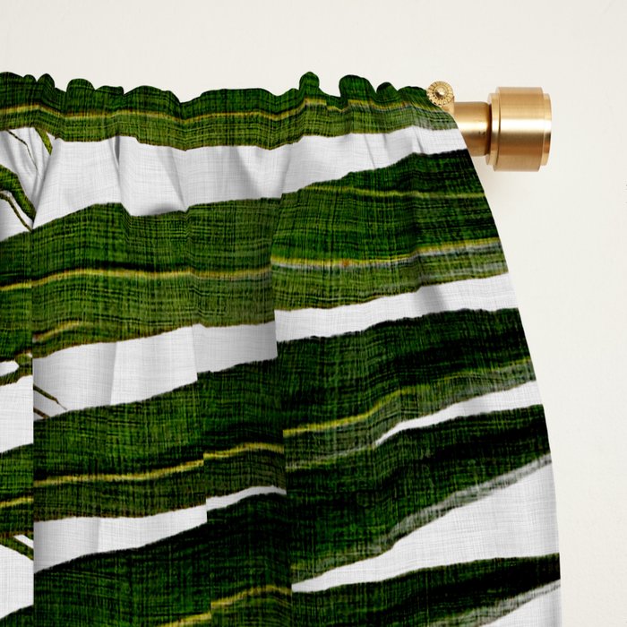 Palm Leaf II Window Curtain Gallery Image 2