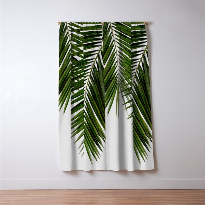 Palm Leaf II Window Curtain Gallery Image 3