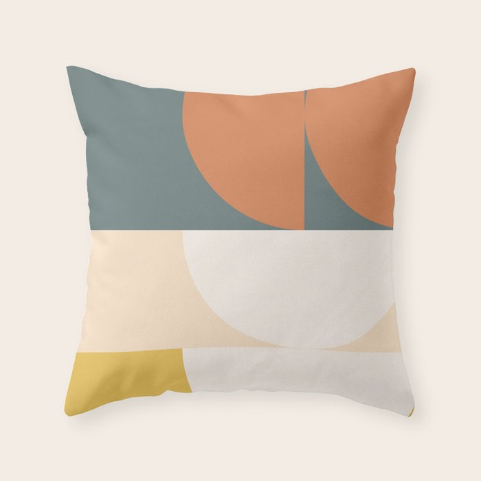 Abstract Geometric 02 Throw Pillow Gallery Image 6