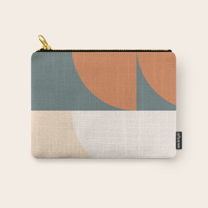 Abstract Geometric 02 Carry All Pouch Gallery Image 1