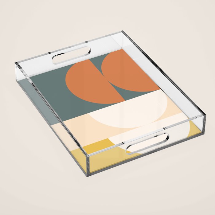 Abstract Geometric 02 Acrylic Tray Gallery Image 1