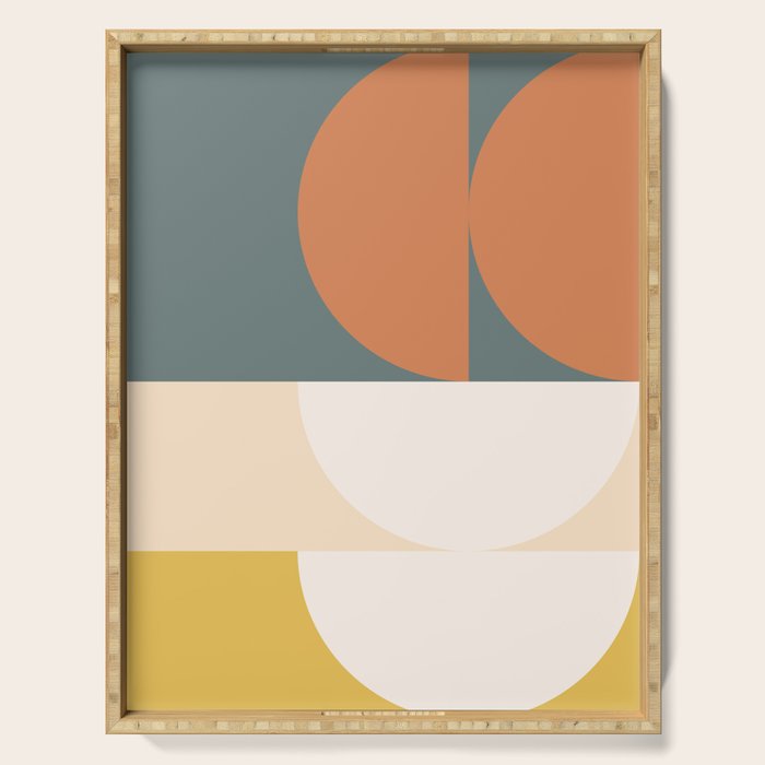 Abstract Geometric 02 Serving Tray Gallery Image 1