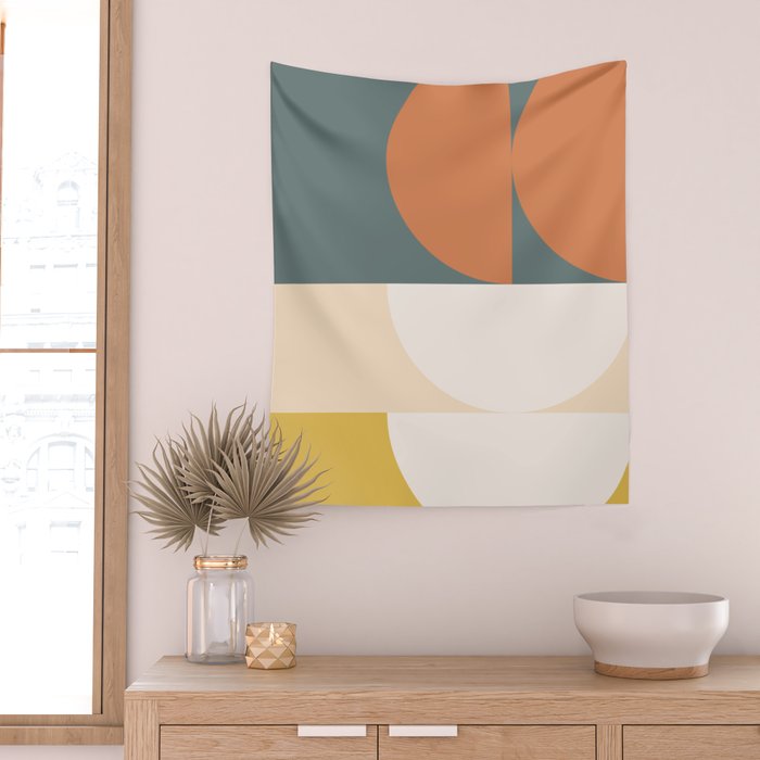 Abstract Geometric 02 Wall Tapestry Gallery Image 2