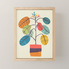 Potted plant 2 Mini Art Print Gallery Image 1