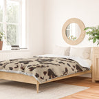 Chic Tortoise Shell on Ivory Duvet Cover Gallery Image 2