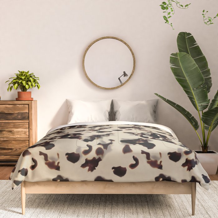 Chic Tortoise Shell on Ivory Comforter Gallery Image 3