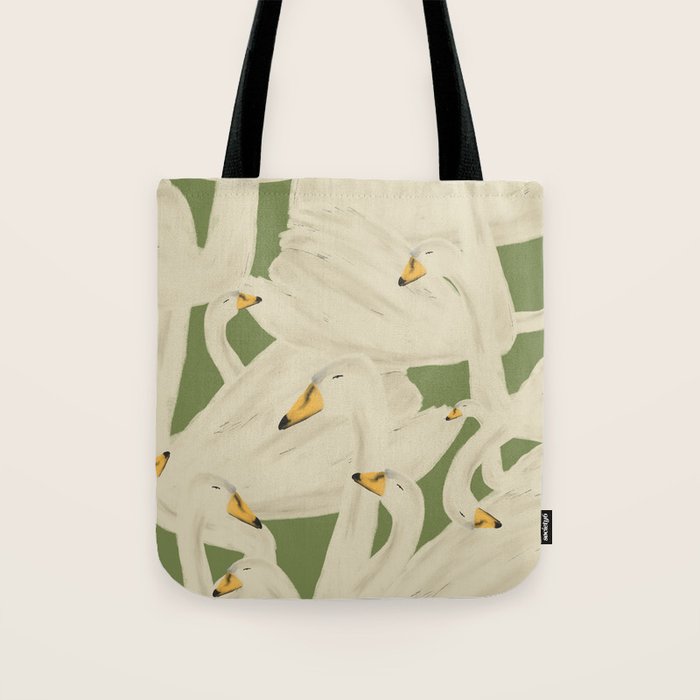Flight of Swans Tote Bag Gallery Image 1