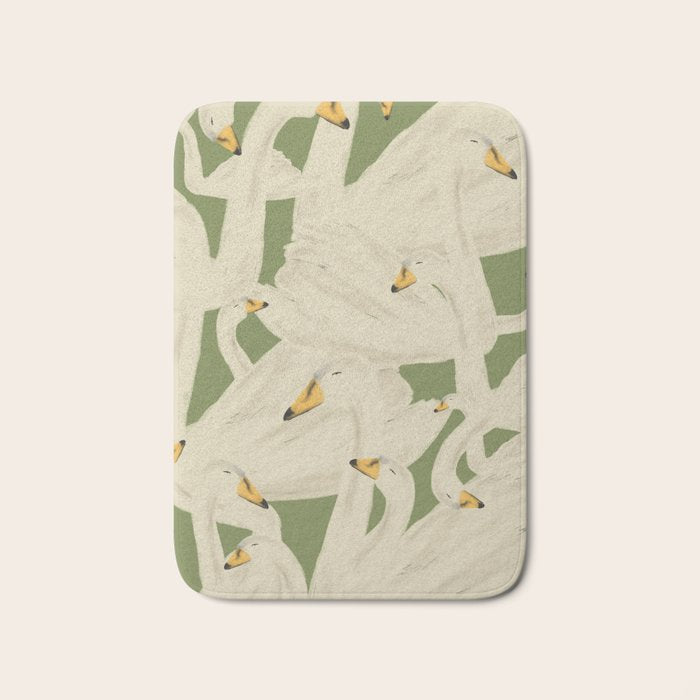 Flight of Swans Bath Mat Gallery Image 1