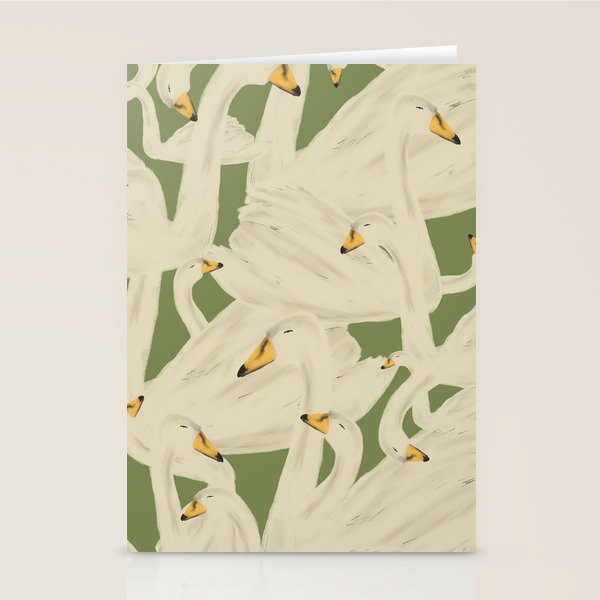 Flight of Swans Stationery Card Gallery Image 2