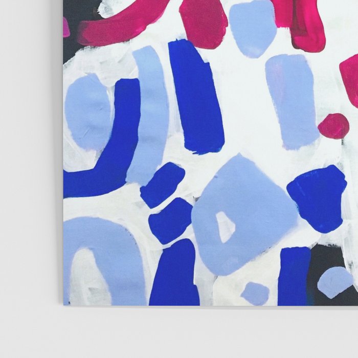 Candy In The Milky Way Galaxy Original Painting by Ejaaz Haniff Acrylic Painting Abstract Art Shapes Pattern Fun Colorful Shapes Poster Gallery Image 3