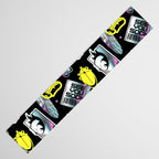 Retro holographic Y2K sticker pattern Table Runner Gallery Image 3