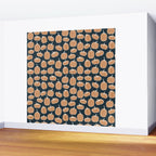 Navy Pumpkins Wall Mural Gallery Image 2