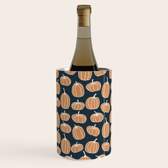 Navy Pumpkins Wine Chiller Gallery Image 2