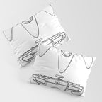Video Game Controller Patent - Retro Gaming Game Room Art - White Pillow Sham Gallery Image 3
