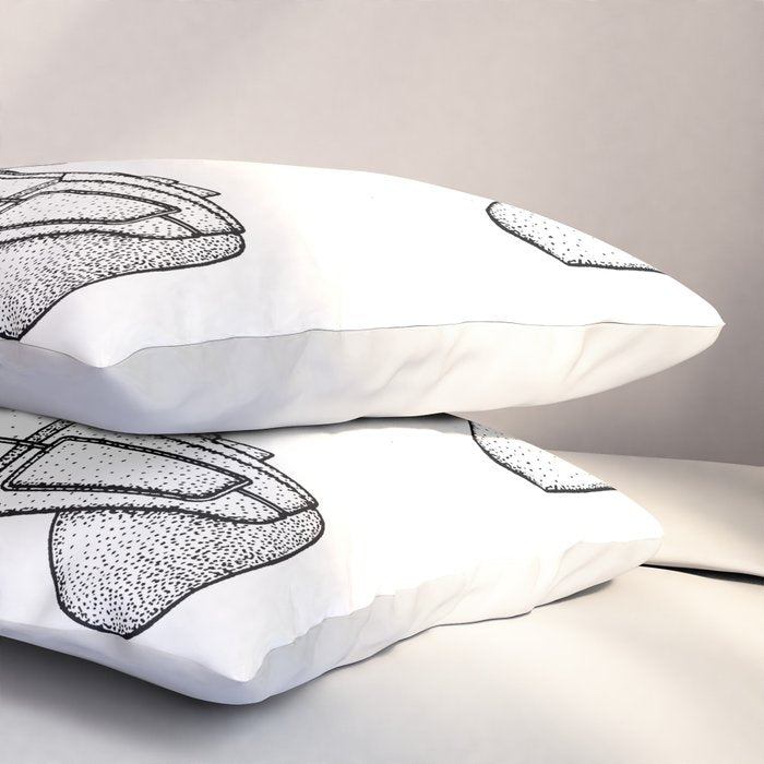 Video Game Controller Patent - Retro Gaming Game Room Art - White Pillow Sham Gallery Image 3