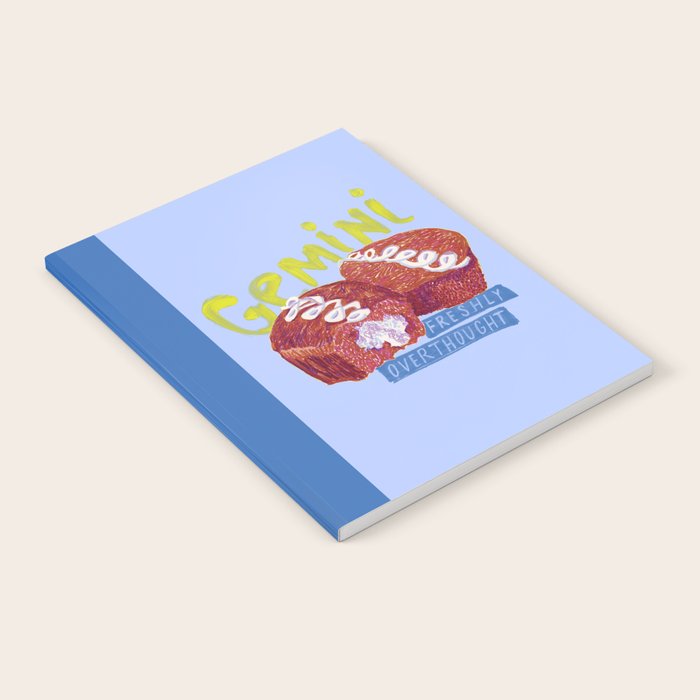 Gemini Twins in Lavender & Blue | Zodiac Series Notebook Gallery Image 1