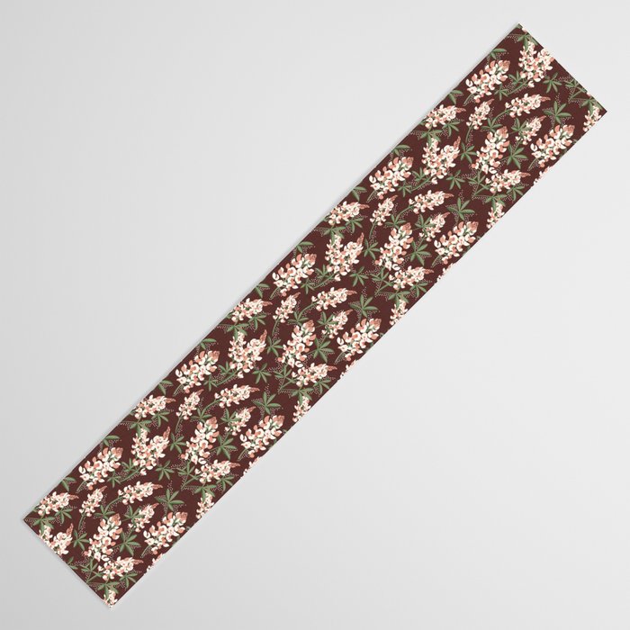 Bluebonnet Floral Brown Peach Multi Table Runner Gallery Image 3