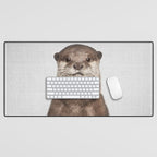 Otter - Colorful Desk Mat Gallery Image 1