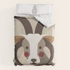 Jacob Sheep Animal Portrait Duvet Cover Gallery Image 6