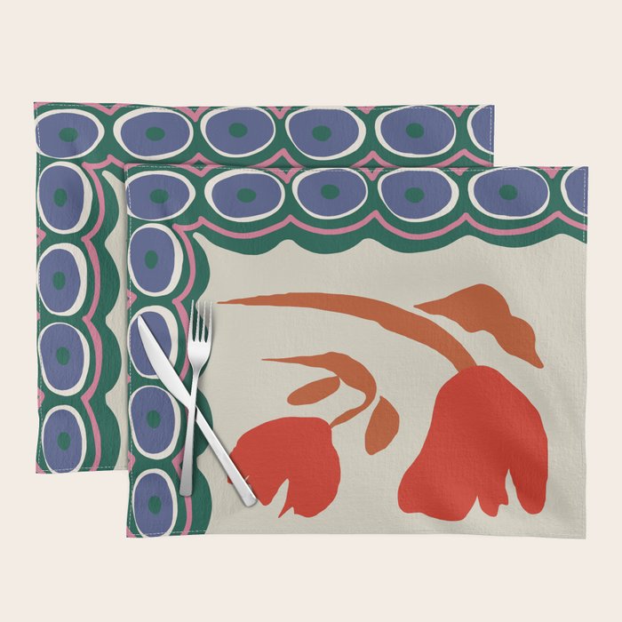 Flora Harmony Placemat Gallery Image 1