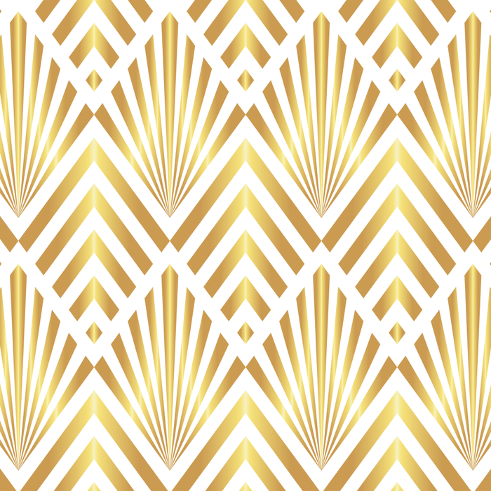 Gold art deco diamonds on white Coffee Mug Gallery Image 2