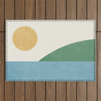 Sunny Landscape Outdoor Rug Gallery Image 1