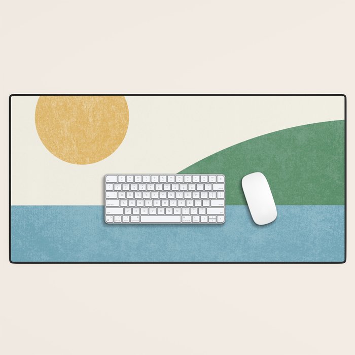 Sunny Landscape Desk Mat Gallery Image 1