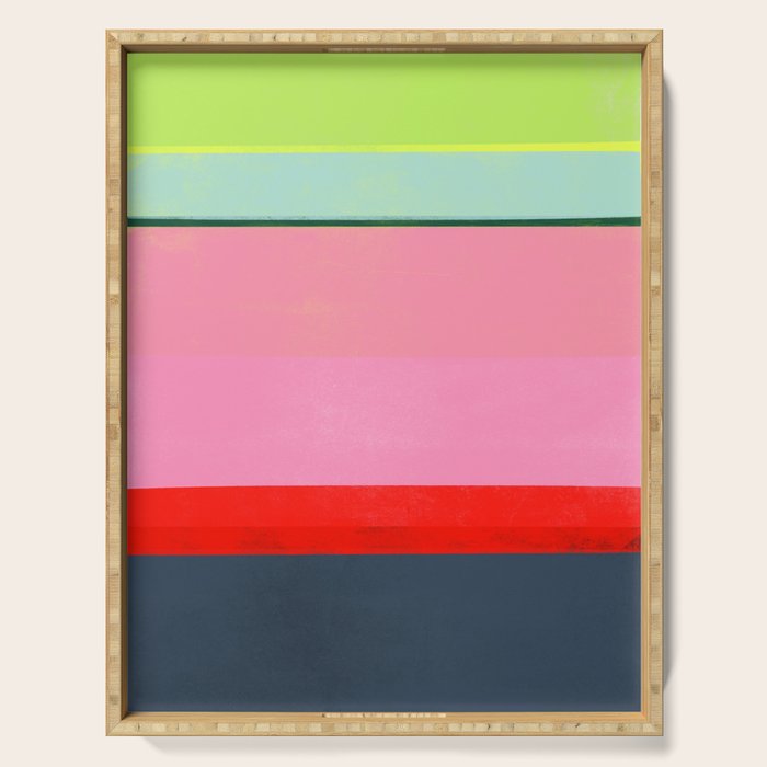 stripe study 35 Serving Tray Gallery Image 1