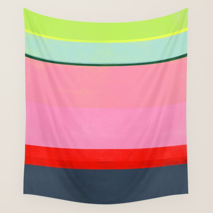 stripe study 35 Wall Tapestry Gallery Image 1