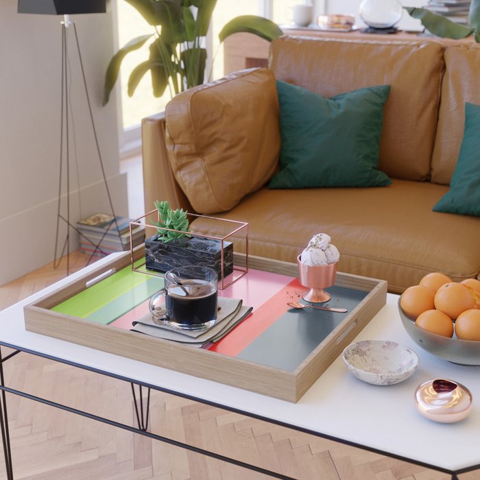 stripe study 35 Serving Tray Gallery Image 2