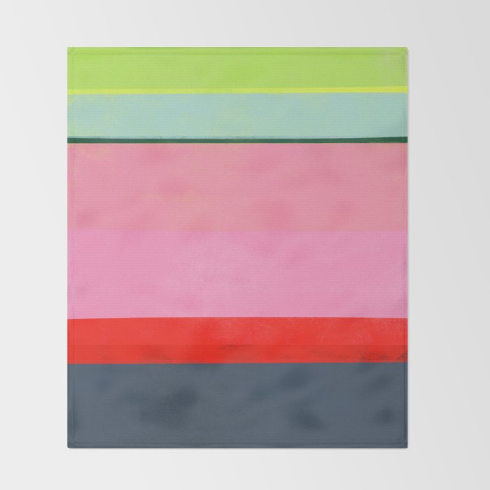 stripe study 35 Throw Blanket Gallery Image 2