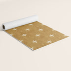 double cross on mustard  Yoga Mat Gallery Image 2
