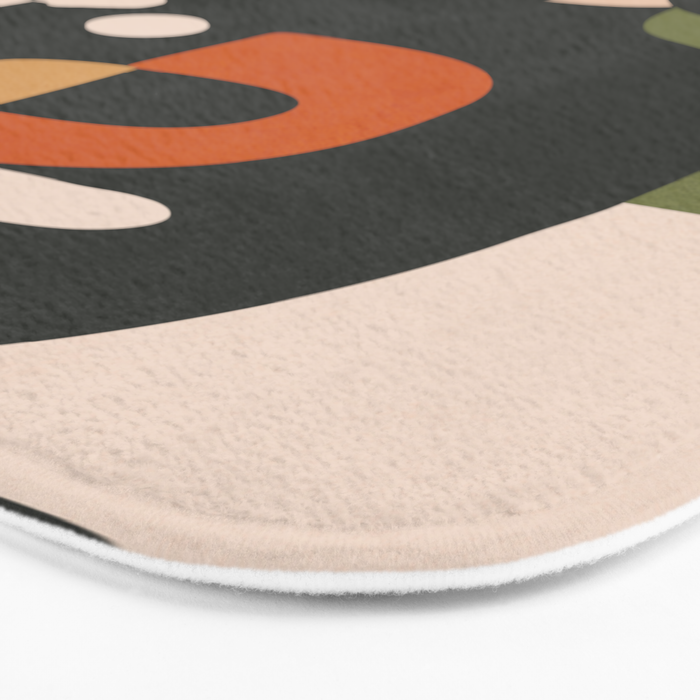 Geometric Blossom 3 Bath Mat Gallery Image 3