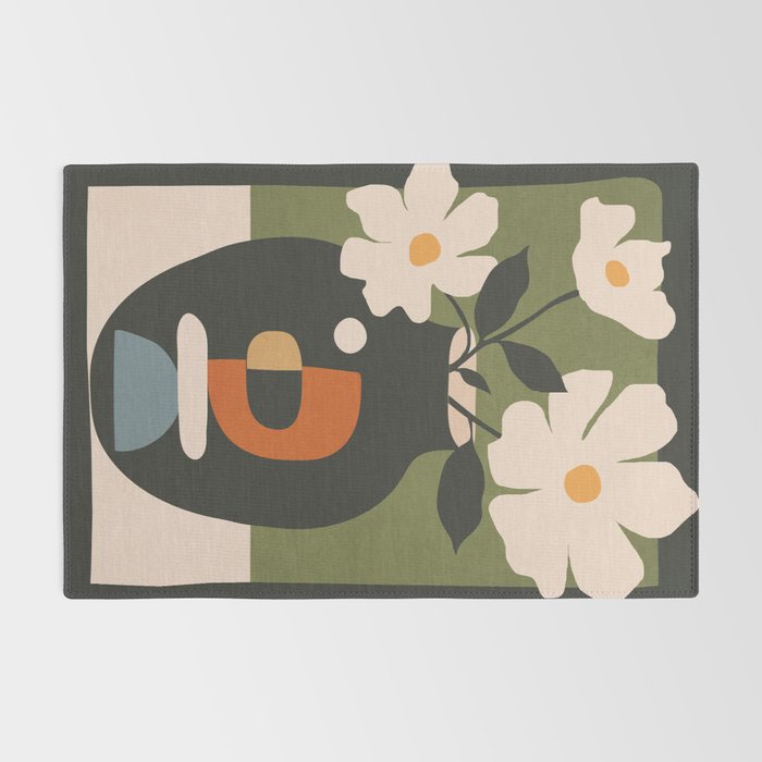 Geometric Blossom 3 Rug Gallery Image 2