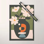 Geometric Blossom 3 Wrapping Paper Gallery Image 1