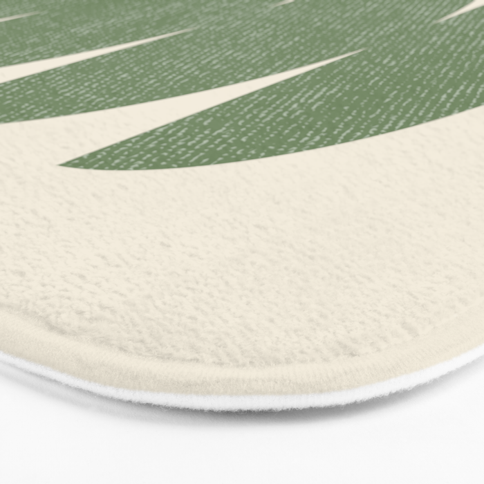 Half Circle 3 - Green Bath Mat Gallery Image 3