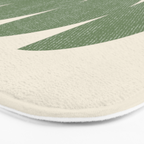 Half Circle 3 - Green Bath Mat Gallery Image 3