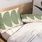 Half Circle 3 - Green Pillow Sham Gallery Image 2