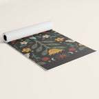 Folk Floral | Fall Colors Yoga Mat Gallery Image 2