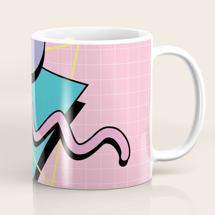 Memphis pattern 73 - 80s / 90s Retro Coffee Mug Gallery Image 1