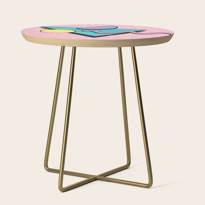 Memphis pattern 73 - 80s / 90s Retro Side Table Gallery Image 1