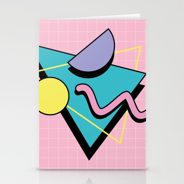 Memphis pattern 73 - 80s / 90s Retro Stationery Card Gallery Image 2